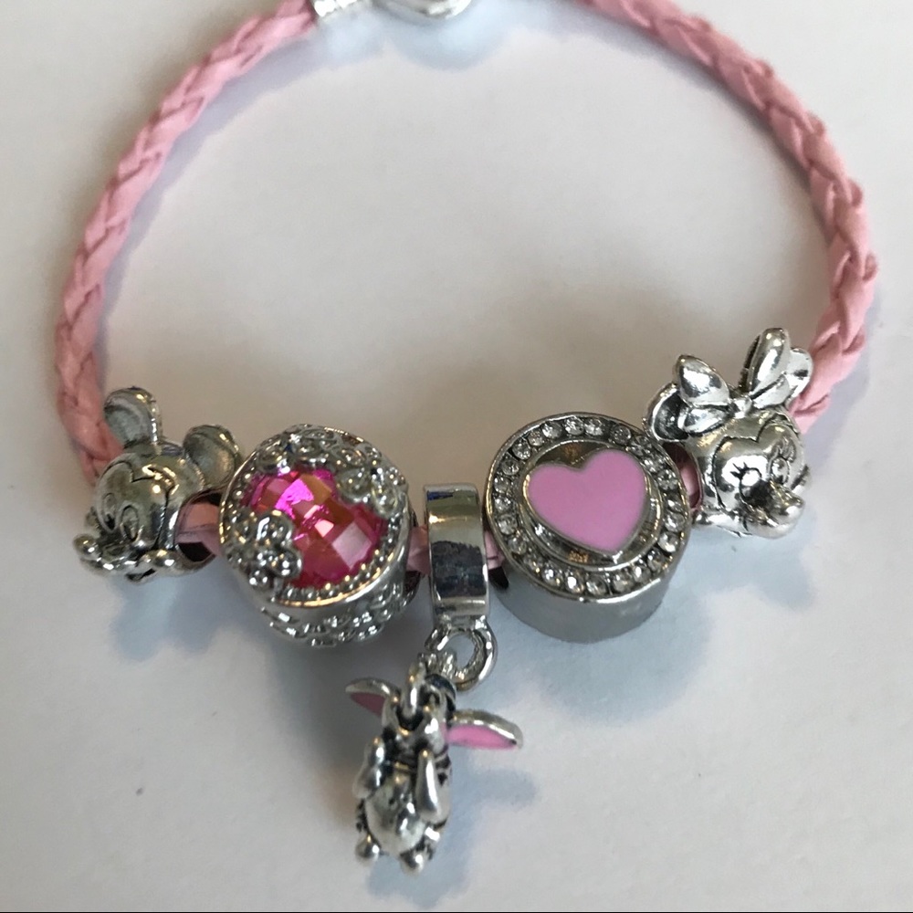 Disney bracelet Dumbo Mickey Minnie and pink band!